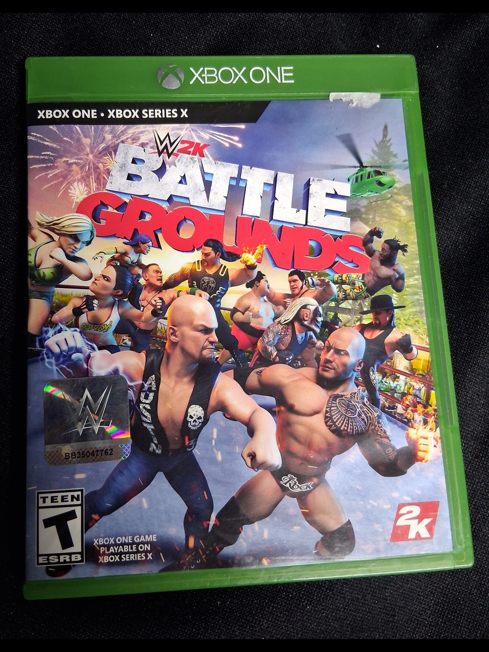 2K WWE Battlegrounds Xbox One Game - Green